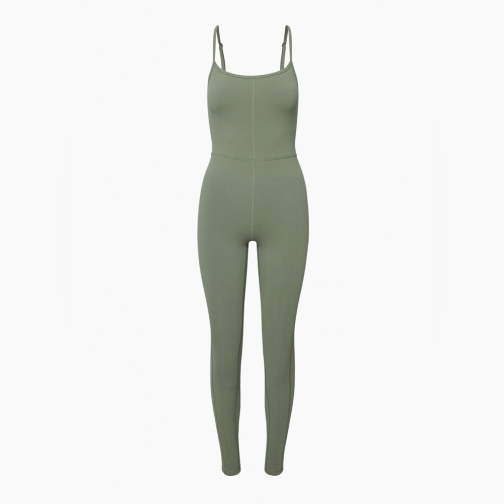 Aritzia Wilfred Free Divinity Jumpsuit in Bitter Sage